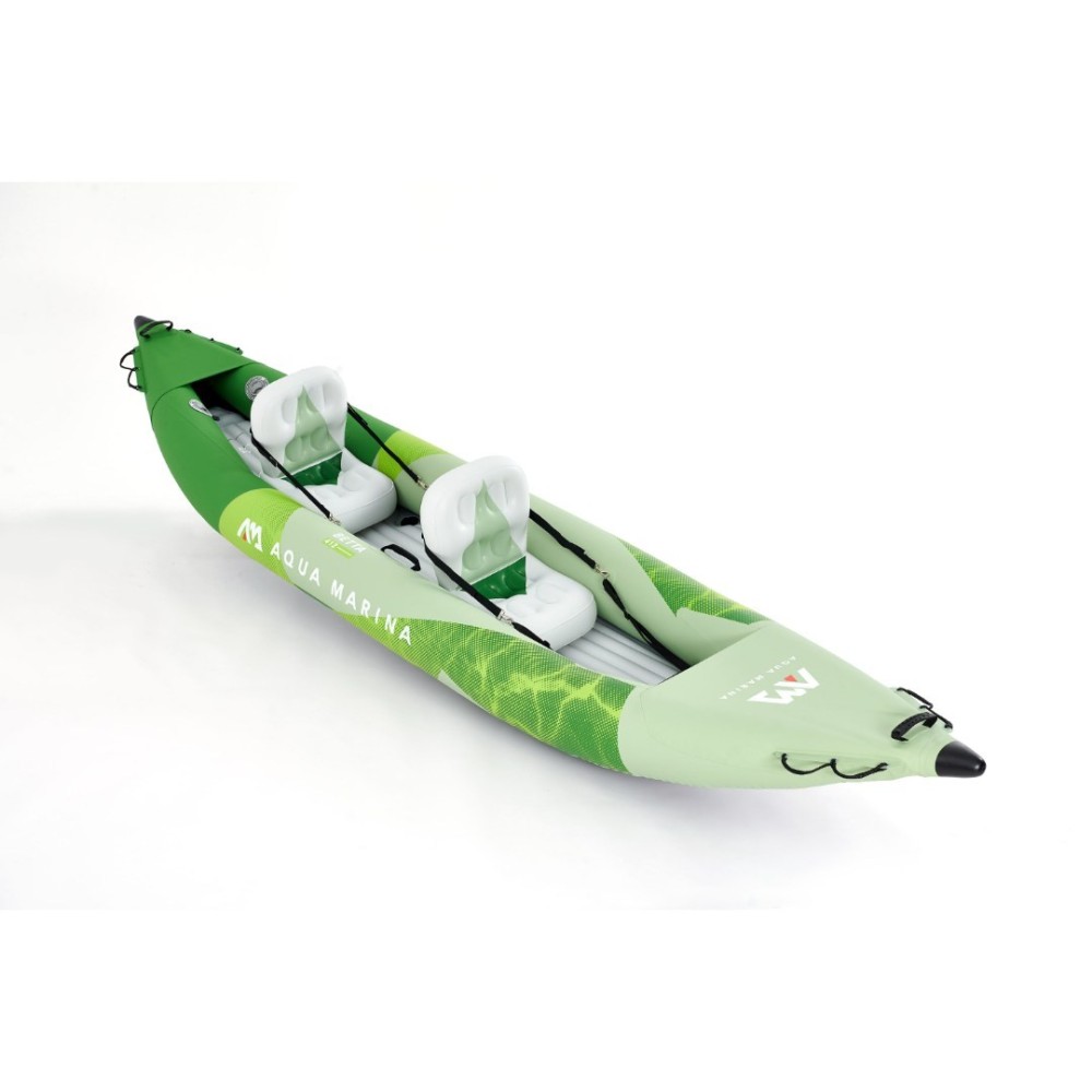 Aqua Marina Betta-412 Recreational Kayak - 2 person. Inflatable deck. Kayak paddle set included