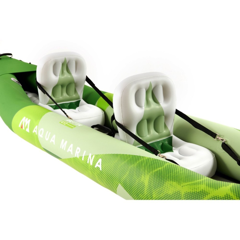 Aqua Marina Betta-412 Recreational Kayak - 2 person. Inflatable deck. Kayak paddle set included