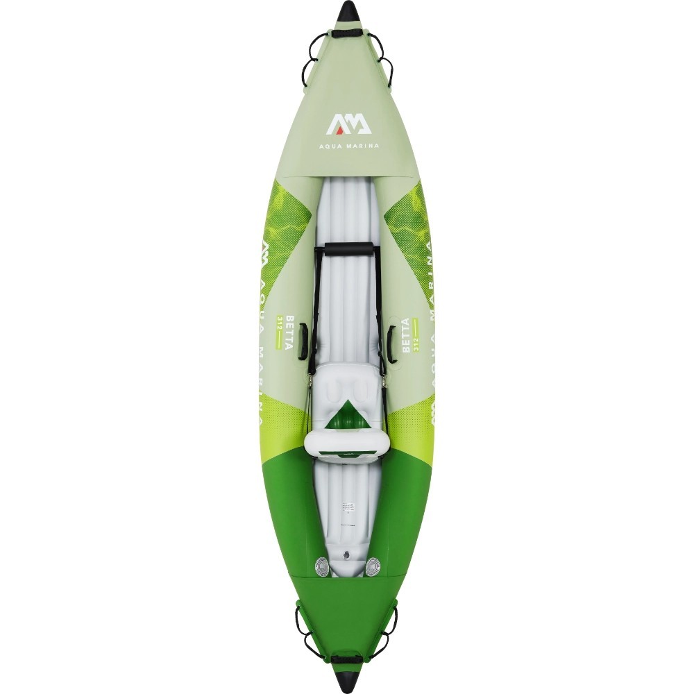 Aqua Marina Betta-312 Recreational Kayak - 1 person. Inflatable deck. Kayak paddle included.