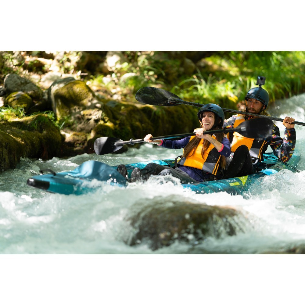 Aqua Marina Steam-412 Versatile/ Whitewater Kayak 2-person. DWF Deck. (paddle excluded)