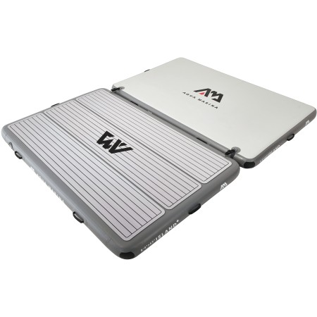 Aqua Marina ISLAND+ - Inflatable Air Platform 2.5 x 1.6m x15cm, with EVA footpad (high pressure hand pump included)