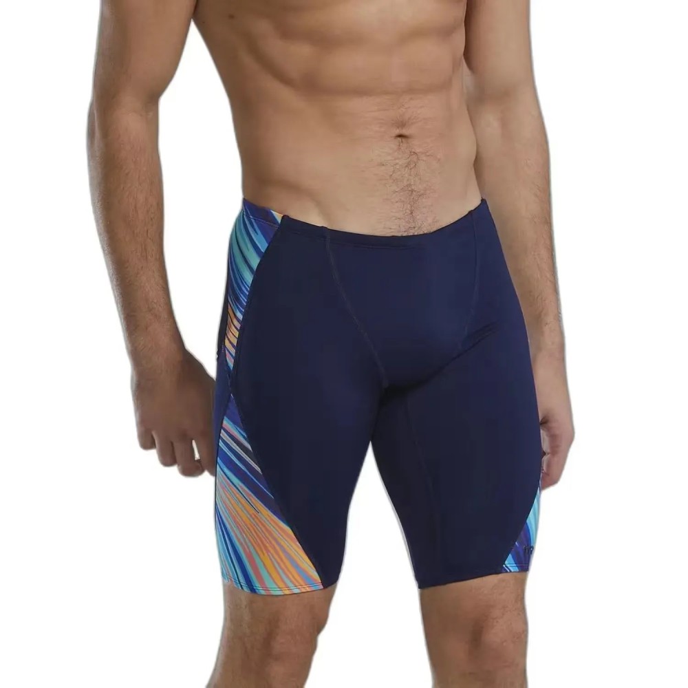 TYR Men's Riptidal Jammer - 435 Teal Orange