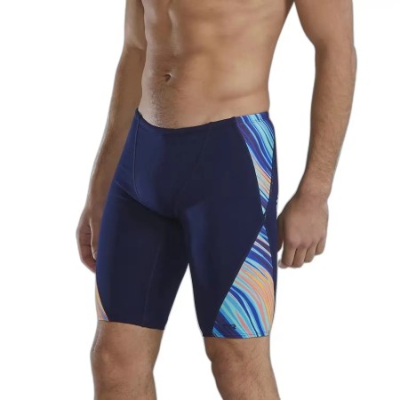 TYR Men's Riptidal Jammer - 435 Teal Orange