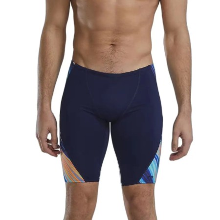 TYR Men's Riptidal Jammer - 435 Teal Orange
