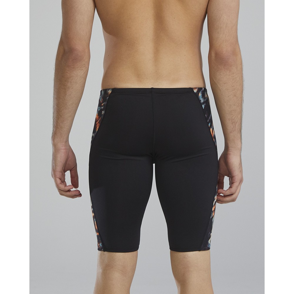 TYR Durafast Elite® Men's Validus Blade Splice Jammer - 957 Orange Aqua Black