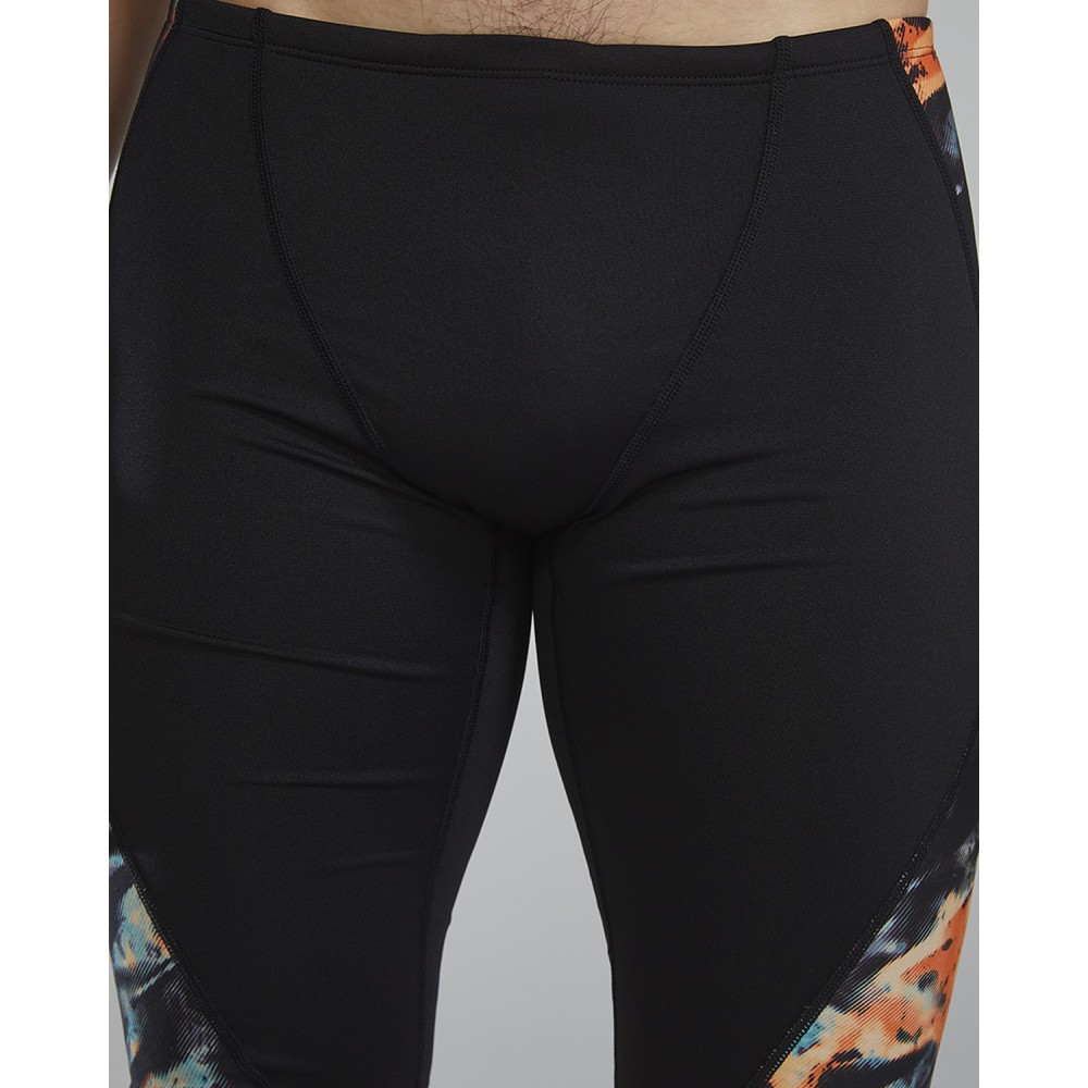 TYR Durafast Elite® Men's Validus Blade Splice Jammer - 957 Orange Aqua Black