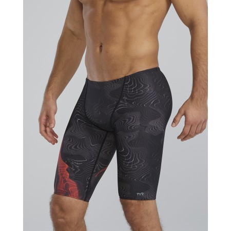 TYR Durafast Elite® Men's Firestorm All Over Jammer - 160 Met Fire