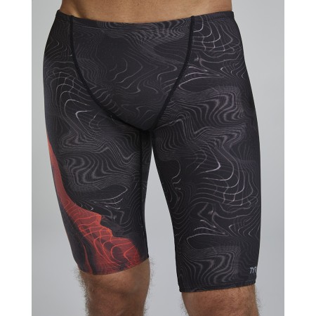 TYR Durafast Elite® Men's Firestorm All Over Jammer - 160 Met Fire