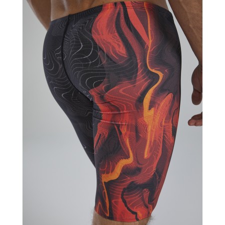 TYR Durafast Elite® Men's Firestorm All Over Jammer - 160 Met Fire