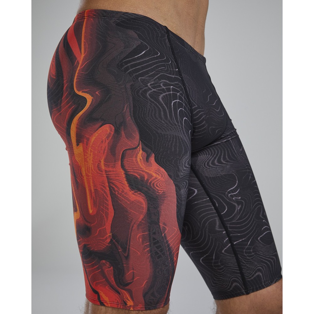 TYR Durafast Elite® Men's Firestorm All Over Jammer - 160 Met Fire
