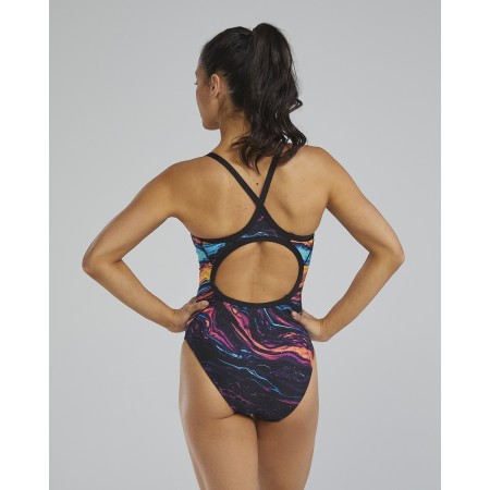 TYR Durafast Elite® Women's Magmata Diamondfit Swimsuit - 223 Gold Metal Rainbow