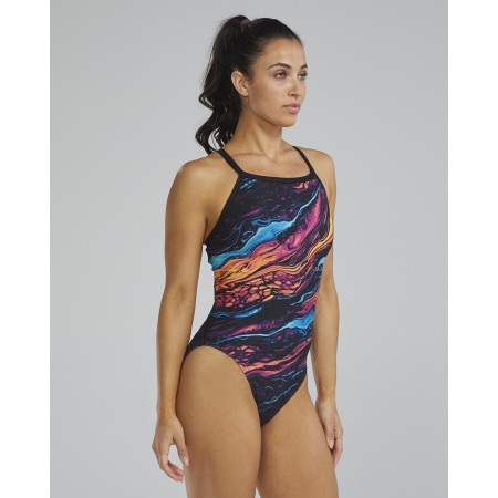 TYR Durafast Elite® Women's Magmata Diamondfit Swimsuit - 223 Gold Metal Rainbow