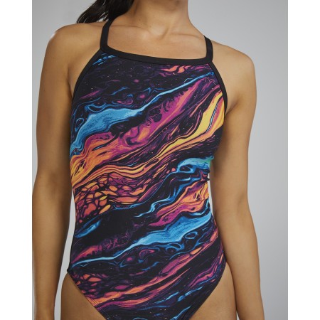 TYR Durafast Elite® Women's Magmata Diamondfit Swimsuit - 223 Gold Metal Rainbow