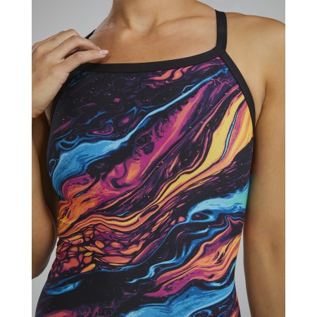 TYR Durafast Elite® Women's Magmata Diamondfit Swimsuit - 223 Gold Metal Rainbow