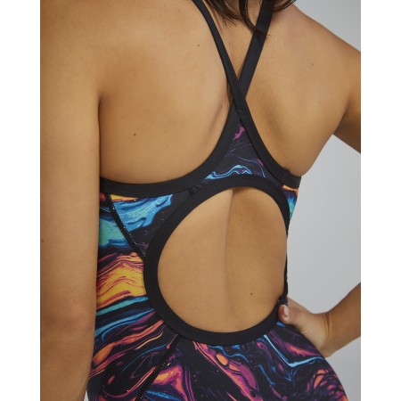 TYR Durafast Elite® Women's Magmata Diamondfit Swimsuit - 223 Gold Metal Rainbow