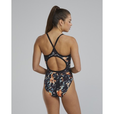 TYR Durafast Elite® Women's Validus Diamondfit Swimsuit - 957 Orange Aqua Black