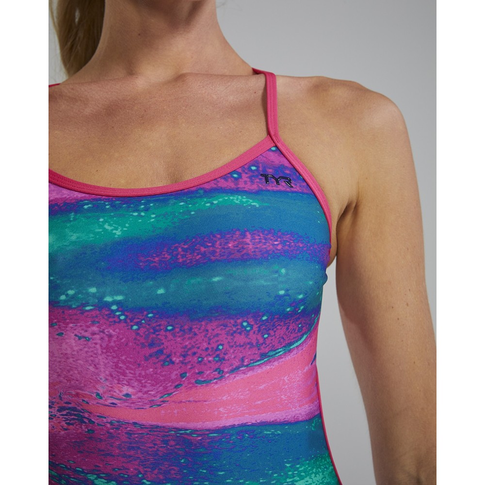 TYR Durafast Elite® Women's Diffusion Trinityfit Swimsuit - 233 Plasma