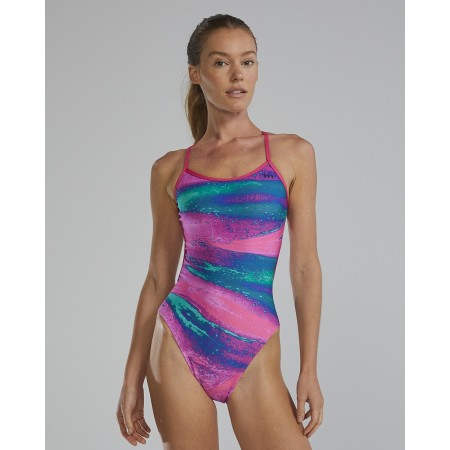 TYR Durafast Elite® Women's Diffusion Trinityfit Swimsuit - 233 Plasma