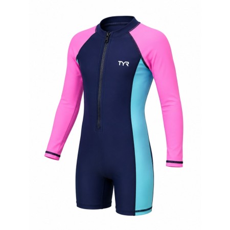 TYR Solid Junior Long Sleeve Suit
