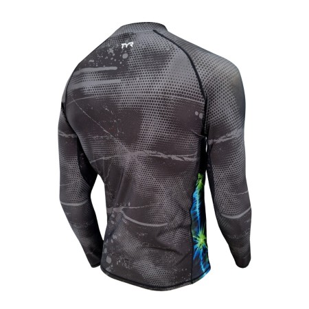 TYR Nebula Men's Long Sleeve Rashguard