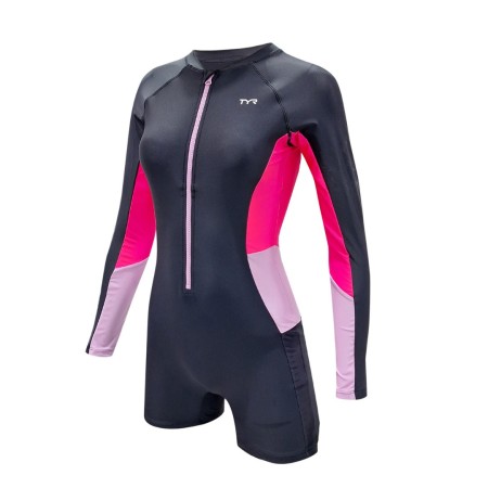 TYR Solid Long Sleeve Front Zip Suit