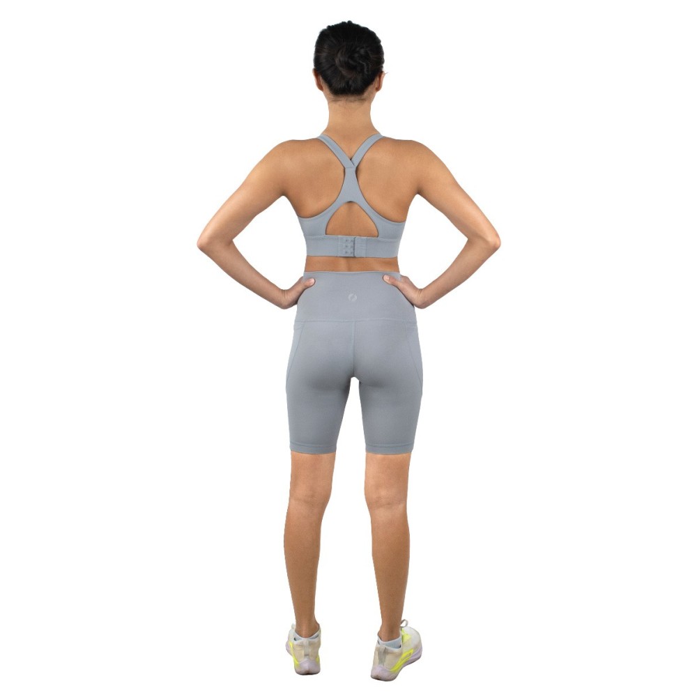 FIT Marin 8" Mid Short Tights 80 Pale Grey