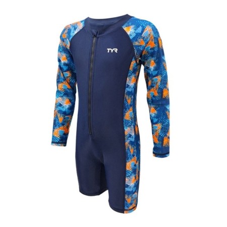TYR Rocket Junior Long Sleeve UV Suit - 02 Navy