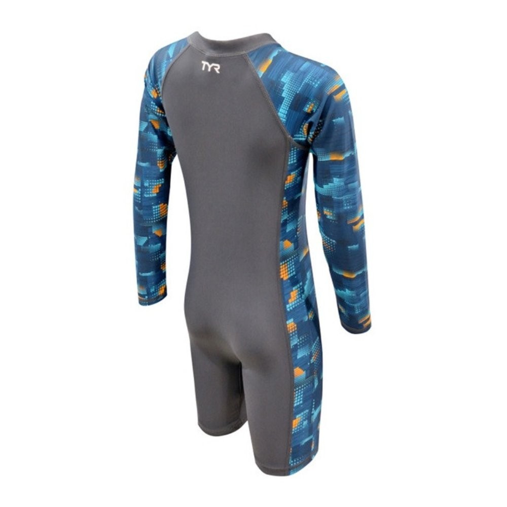 TYR Astro Junior Long Sleeve UV Suit - 22 Teal