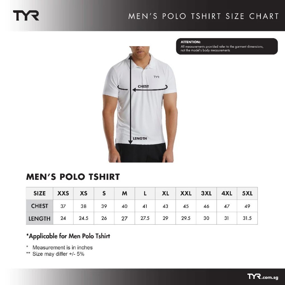 TYR Dorian Polo Tee (Casualwear) | Aqua Fitness Global