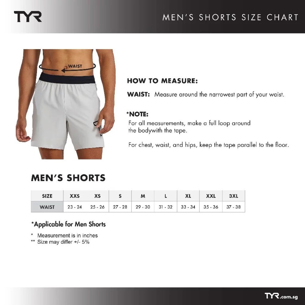 TYR Cole Training Shorts For Casual | Aqua Fitness Global