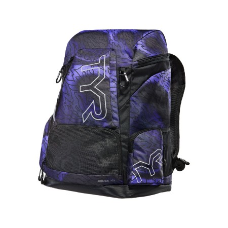 TYR Alliance 45L Backpack Hoobori -  074 Smoke Black | Aqua Fitness Global