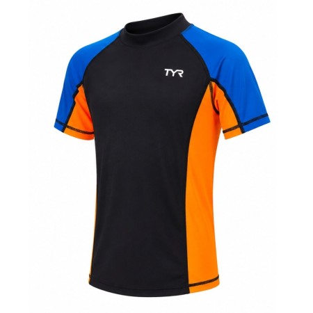 TYR Junior Short Sleeve Rashguard for swimming