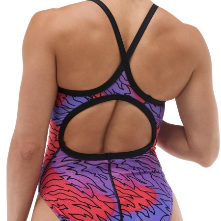 TYR  Durafast Elite® Women's Hodori Diamondfit Swimsuits - 808 Orange Purple