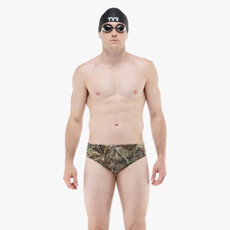 TYR Durafast Elite® Men's RealTree APX Brief Swimsuit - 290 Camo