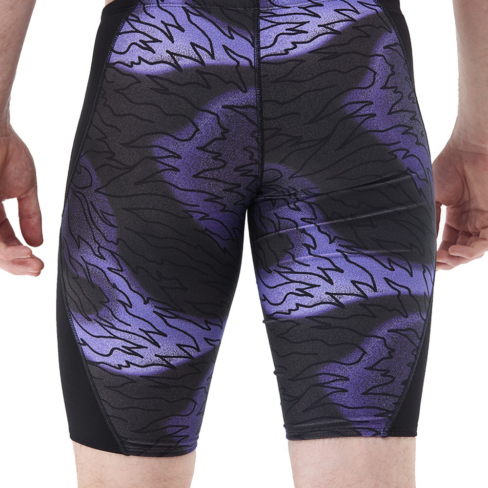 TYR Durafast Elite® Men's Hodori Blade Splice Jammer - 074 Smoke Black