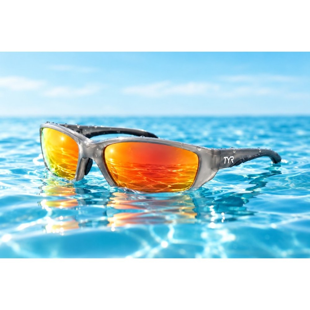 TYR Drift Floating Polarized Sunglasses | HD Polarized, UV400, Seawater-Resistant Sport Frame