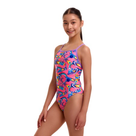 Funkita Girls Single Strap One Piece  Sweet Surfers| Aqua Fitness Global