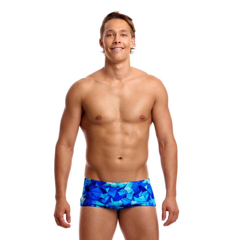 Funky Trunks Men's Classic Trunks - Try Blue | Aqua Fitness Global