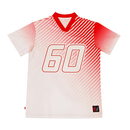 Majulah Tech V-Neck Jersey - Stripes