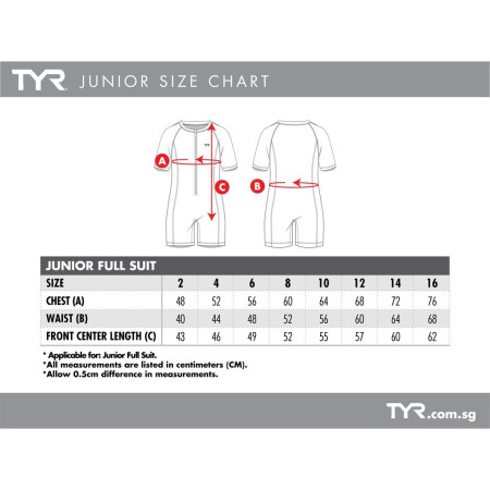 TYR Little Blooms Dot Junior UV Suit - 02 Blue